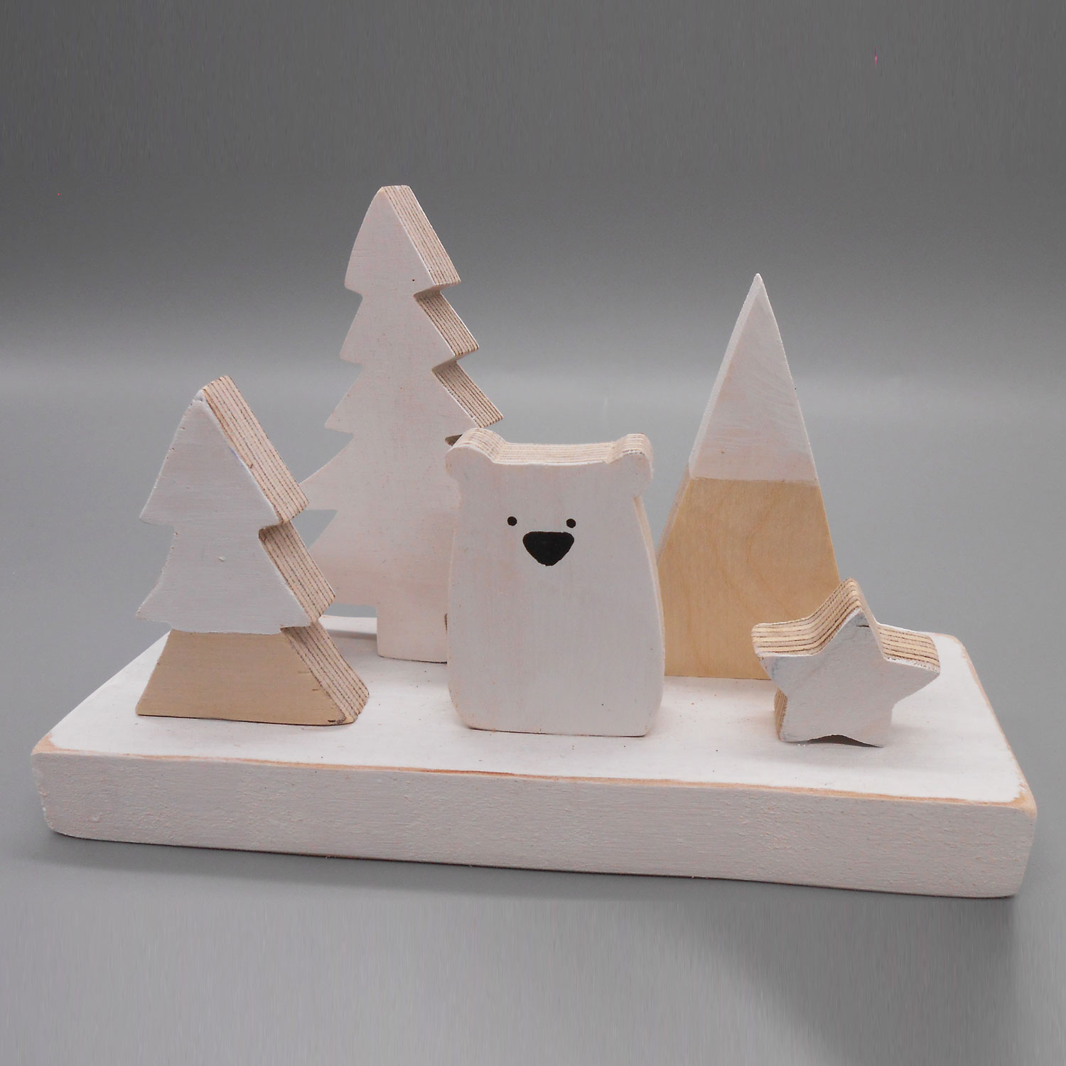 Wackelnder Holzmann Mit Magneten - Lustige Schreibtischdekoration Zum Austauschen