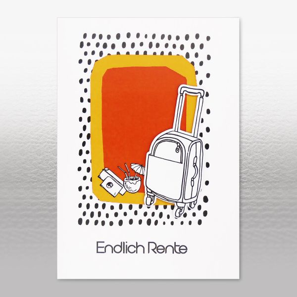 Besondere Anlässe – Glückwunschkarte zum Renteneintritt